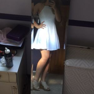 White Strappy Dress- perfect for spring or summer